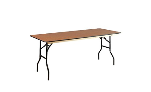 B401002 Trestle Tables 6' X 2'6 Wood 295X295